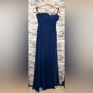 Faviana Couture Navy Prom Dress